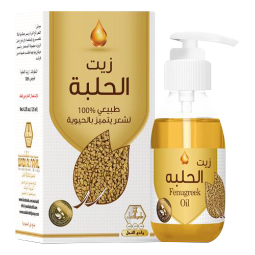 وادي النحل زيت الحلبة الطبيعي لشعر يتميز بالحيوية - 125 م