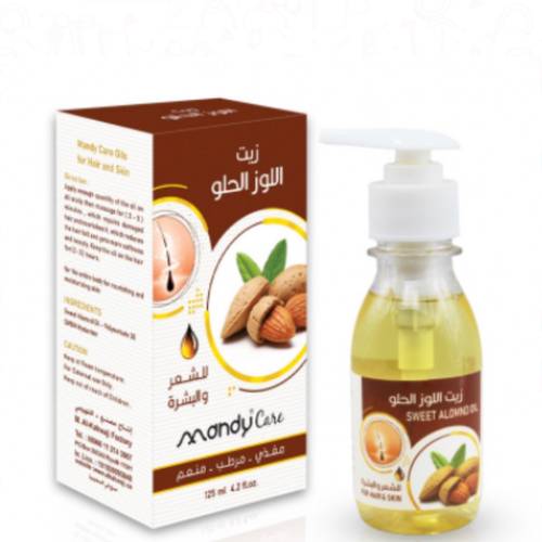 زيت اللوز الحلو ماندى كير للشعر والبشرة - 125 مل 