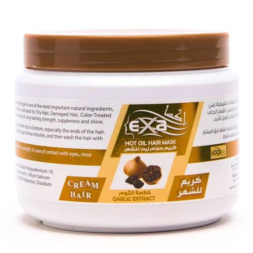 إكسا كريم حمام زيت للشعر بخلاصة الثوم - 500 مل