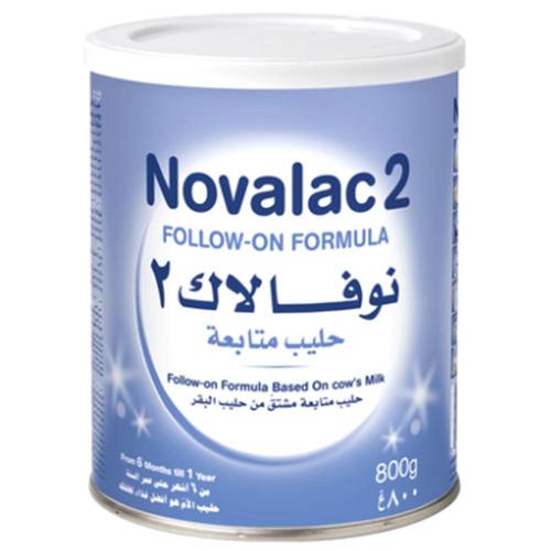 نوفالاك حليب الأطفال رقم (2) من 6 الي 12 شهر - 800 جرام