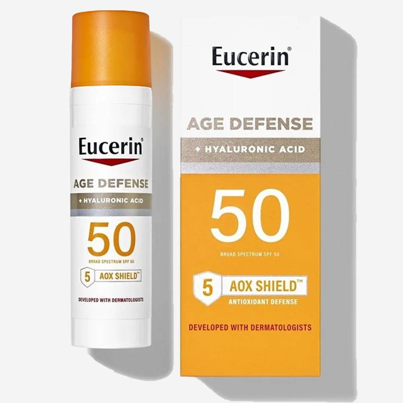 يوسيرين لوشن واقي من الشمس خفيف الوزن خال من العطور مع عامل حماية من الشمس SPF بدرجة 50 للوجه - 75 مل