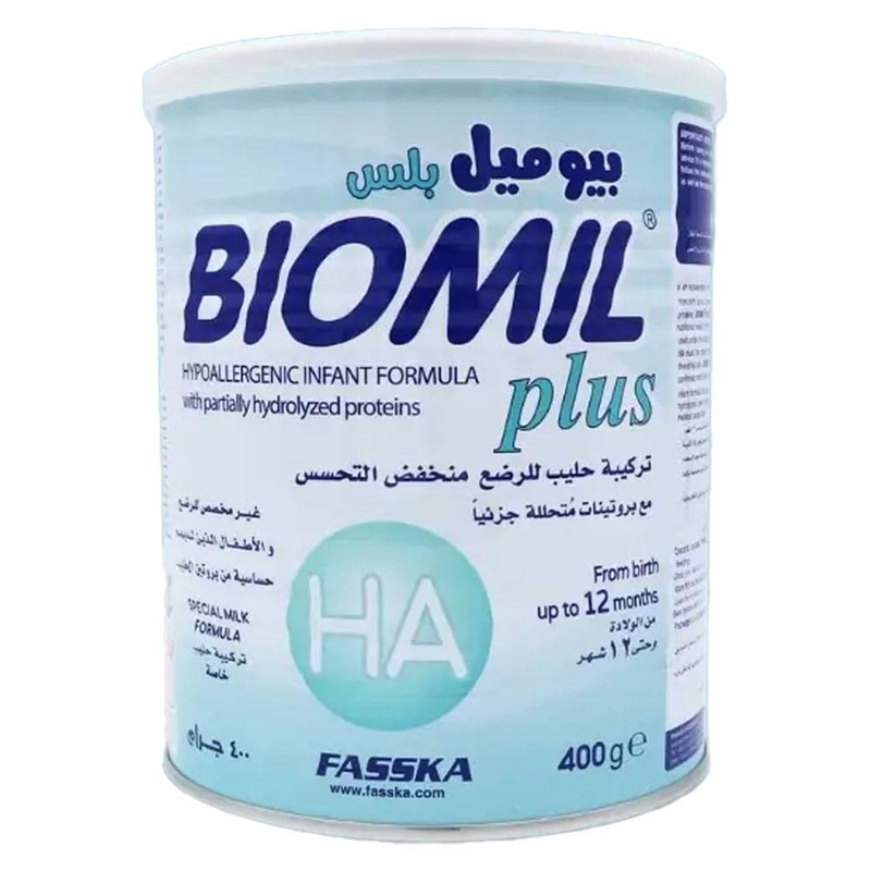  بيوميل بلس حليب الأطفال اتش اي (HA) من الولادة الى 12 شهر - 400 جرام