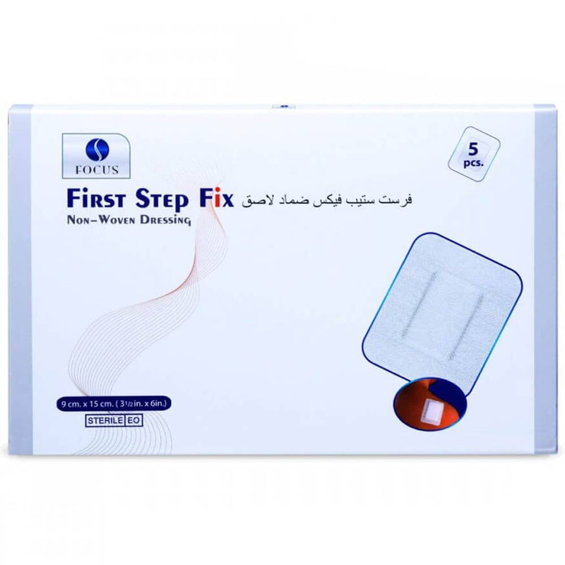  فرست ستيب فوكس ضمادة لاصقة طبية للجروح 15×9 سم 5 حبة