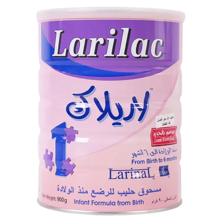 لاريلاك حليب أطفال رقم (1) من عمر 1 الي 6 شهر - 900 جرام