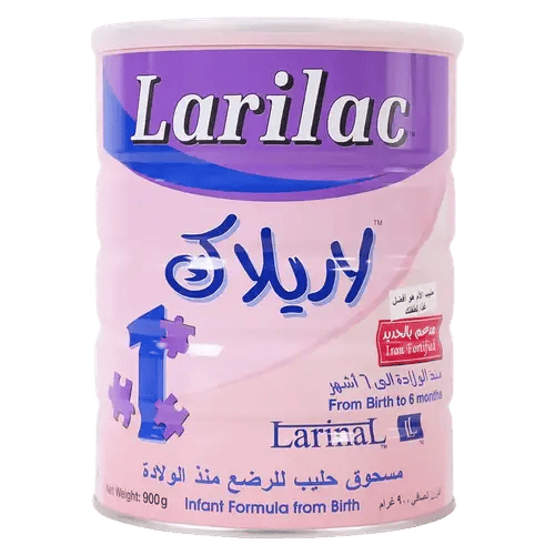 لاريلاك حليب أطفال رقم (1) من عمر 1 الي 6 شهر - 900 جرام