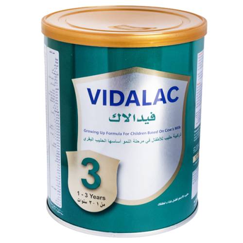 فيدالاك حليب البقري رقم (3) من 1 الي 3 سنوات - 400 جرام