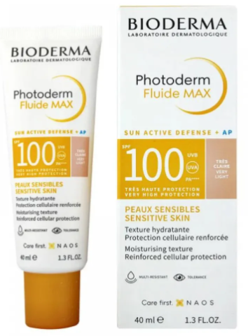 بيوديرما واقي شمس سائل عالي الحماية فوتوديرم 100 SPF ماكس - 40 مل
