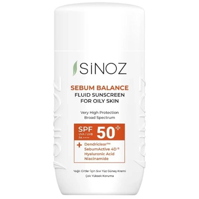 سينوز واقي شمس +SPF50 متوازن للدهون للبشرة الدهنية - 50 مل 