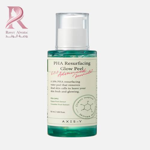 أكسيس واي - AXIS-Y PHA Resurfacing Glow Peel  مقشر بحمض PHA لإعادة توهج للبشرة - 50 مل 