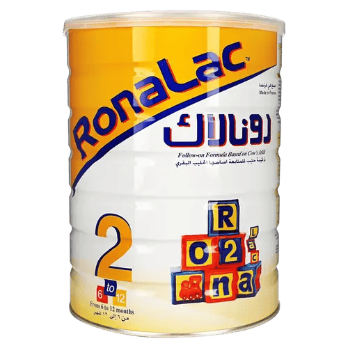 رونالاك حليب رقم (2) من 6 الي 12 شهر - 400 جرام