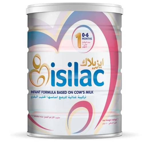 ايزيلاك حليب أطفال رقم (1) من 0 الي 6 شهور - 400 جرام