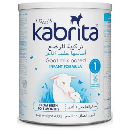  كابريتا تركيبة للرضع على أساسها حليب الماعز للمرحلة رقم (1) من 0 الي 6 أشهر - 400 جرام