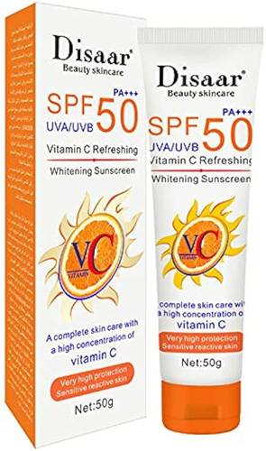 ديسار كريم واقي شمس مع فيتامين سي بعامل حماية (SPF 50) - 50 جرام