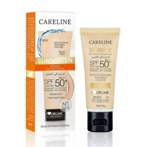 كيرلاين  كريم بعامل وقاية 50SPF+ واقي شمس - 40 جرام 