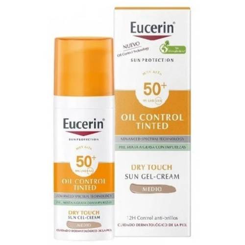 يوسيرن كريم جل ملون للتحكم في دهنية البشرة بعامل وقاية +spf50 من الشمس - 50 مل
