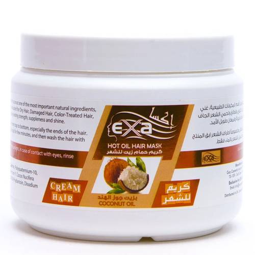 إكسا كريم حمام زيت للشعر بخلاصة زيت جوز الهند - 500 مل