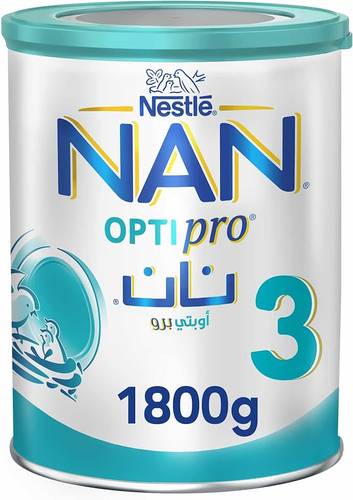 نان اوبتي برو حليب نستله رقم (3) من 1 الي 3 سنوات - 1800 جرام