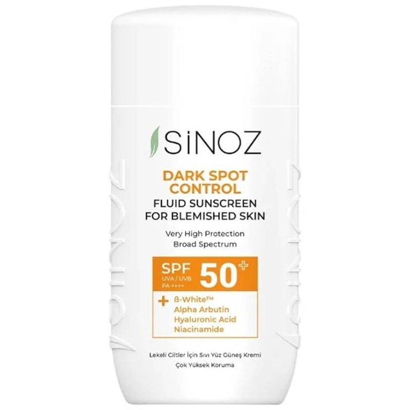 سينوز واقي شمس +SPF50 سائل للتحكم بالبقع الداكنة للبشرة المصبغة - 50 مل 