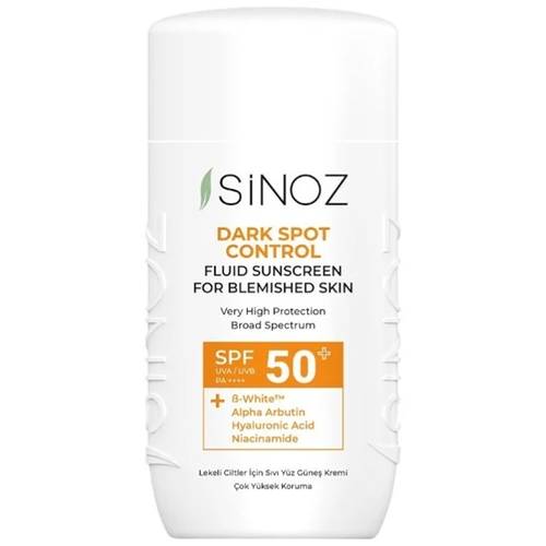 سينوز واقي شمس +SPF50 سائل للتحكم بالبقع الداكنة للبشرة المصبغة - 50 مل 