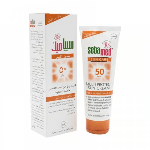 سيباميد كريم واقي من الشمس spf50 متعدد الحماية - 75 مل