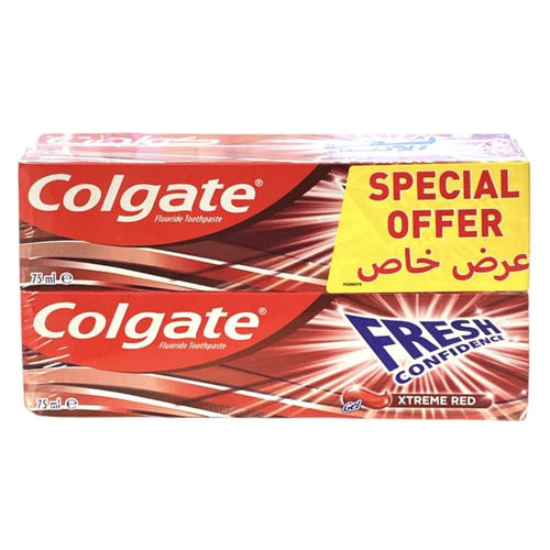 كولجيت فريش معجون أسنان بالفلورايد 75x2 مل