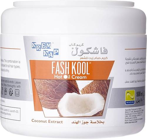 فاشكول ماسك كريم حمام الزيت بخلاصة جوز الهند - 500 مل