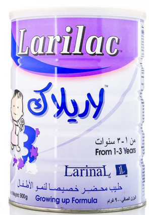 لاريلاك حليب رقم (3) من عمر 1 الى 3 سنوات - 900 جرام