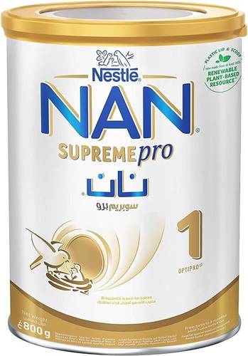 نان حليب نستله سوبريم برو رقم (1) للرضع - 800 جرام