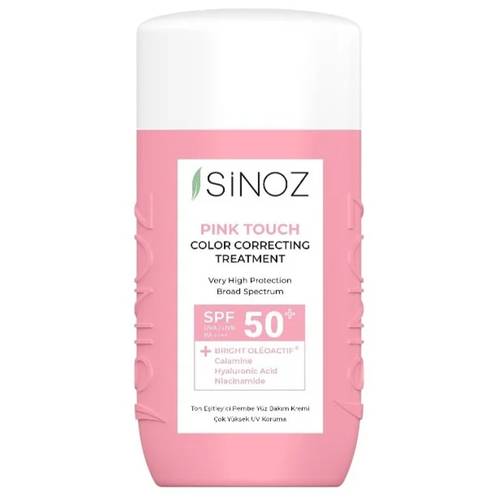 سينوز كريم مصحح لون البشرة الوردي +SPF50 والحماية من الشمس - 50 مل 