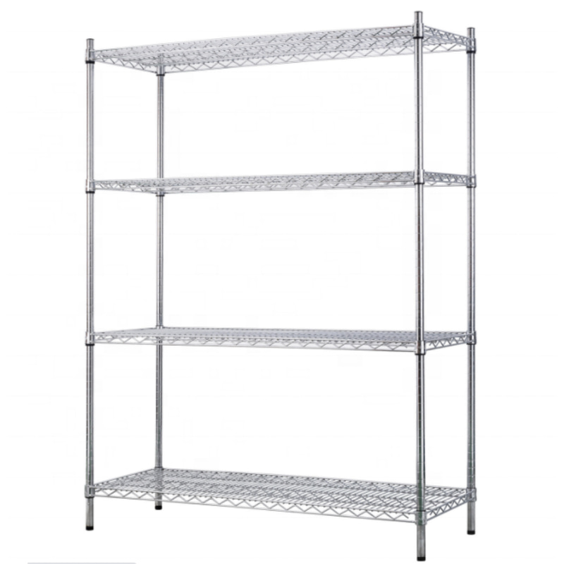 رفوف تخزين شبك كروم 
