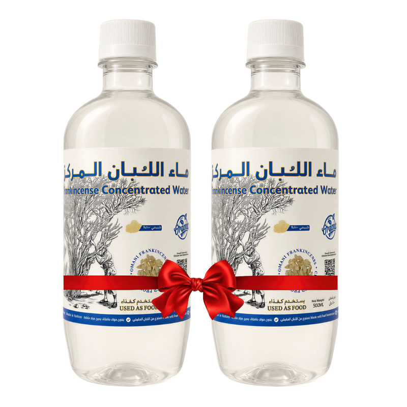 2 عبوة ماء اللُبان الـمركز  1 لتر