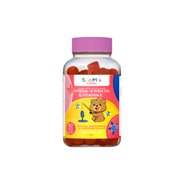 Seamix, Omega-3 Fish Oil & Vitamins Gummies - 60 Pcs