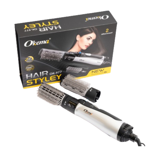 OKIMA OK-977-2 Hair Styley with 2 Brushes