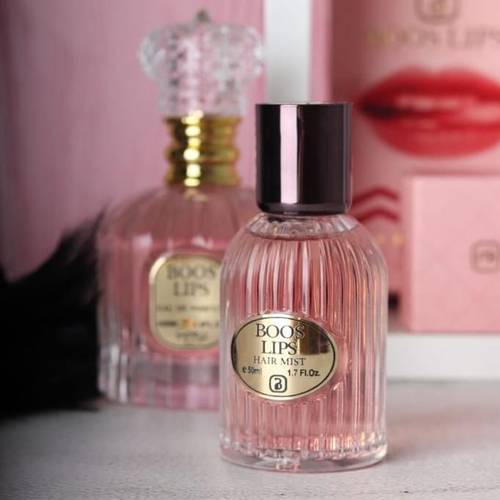 طقم عطر + معطر الشعر BOOS LIPS او دي بارفيوم 