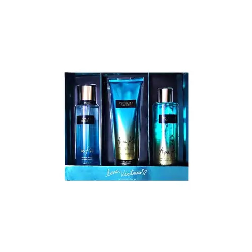 Victoria's Secret Aqua Kiss Set - Body Mist + Lotion + Shower Gel - 236ml