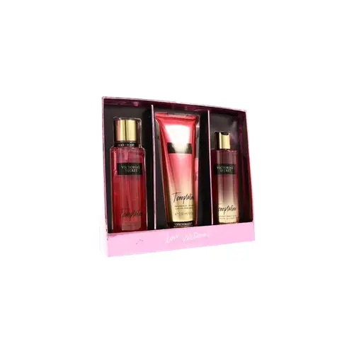 مجموعة فيكتوريا سيكريت تيمبتيشن - معطر جسم + لوشن + سائل استحمام - 236مل 