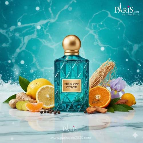 Turquoise Vetiver Perfume by Ibrahim Al Qurashi - 100ml