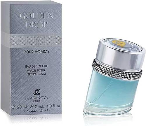 عطر جولدن دروب للرجال من ماركة جيه كازانوفا- 120 مل