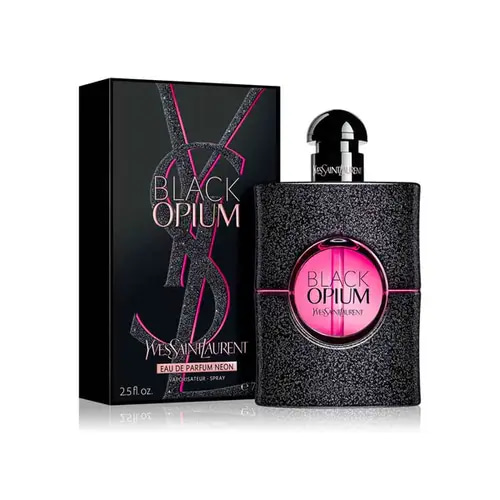 عطر بلاك اوبيوم او دي بارفيوم نيون ايف سان لوران -75 مل