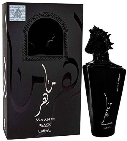 عطر ماهر بلاك ايديشن للرجال و النساء من لطافة أو دي بارفيوم -100 مل