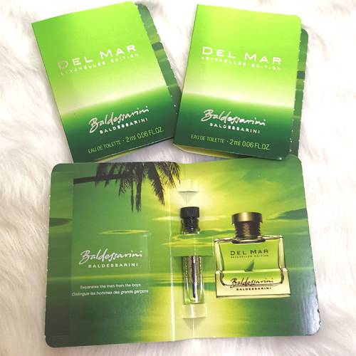 عينة عطر ديل مار الأخضر الأصلية للرجال - 2مل