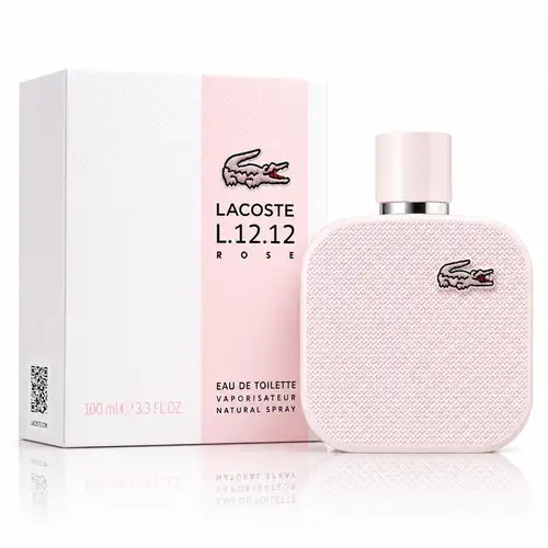 عطر لاكوست L.12.12 روز أو دو بارفيوم للنساء -100 مل
