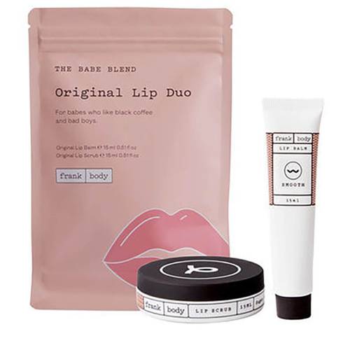 مجموعة العناية بالشفاه من فرانك مقشر + مرطب للشفاه LIP SCRUB AND LIP BALM DUO