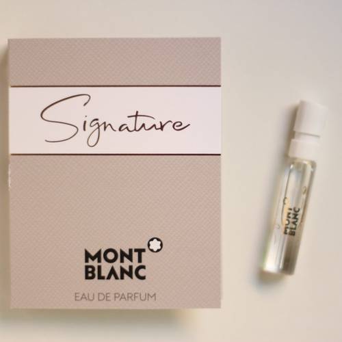 Mont Blanc Sample Signature for Women Eau de Parfum, 2ml