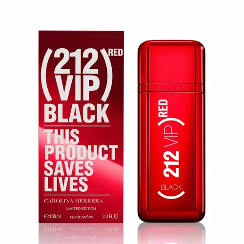 عطر كارولينا هيريرا 212 VIP بلاك رد الرجالي او دو بارفيوم -100مل