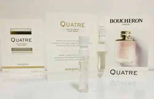 Boucheron Quatre Pour Femme perfume sample - 2 ml