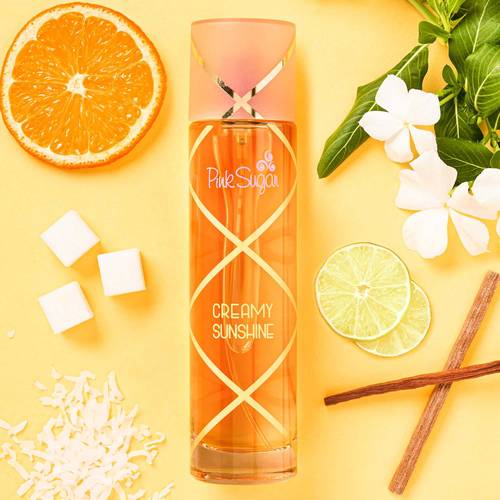 معطر جسم بينك شوقر كريمي صن شاين من أكوالينا -100مل