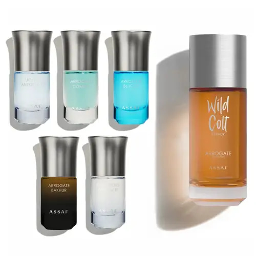 Wild Colt Bakhur – 150ml with 5 Arrogate Samples (10ml)