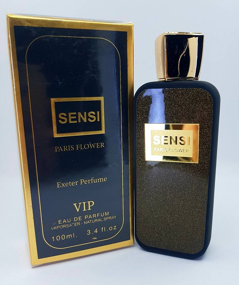 عطر سينس اكسيتر الأسود من باريس فلاور - 100مل