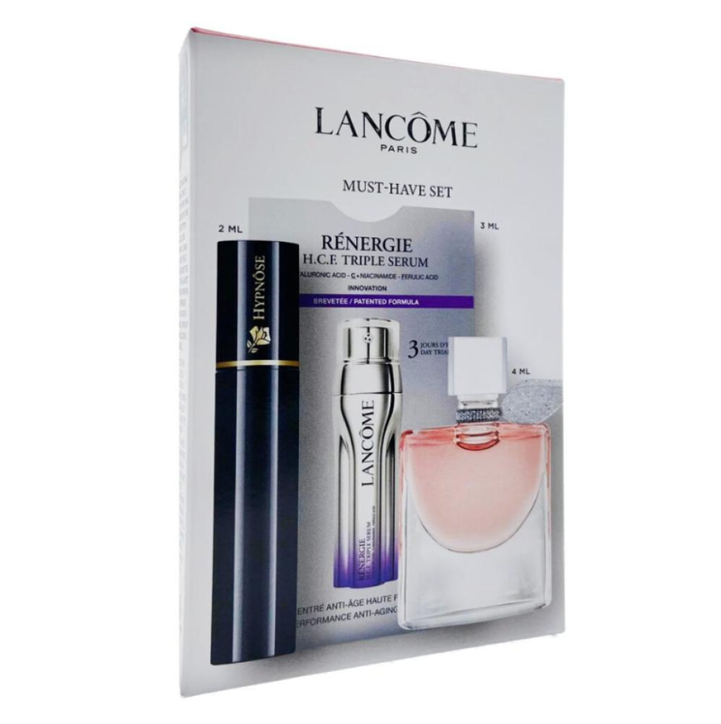 Lancome La Vie Est Belle Sample Set 4ml with Renergie Serum and Hypnose Mascara -2ml